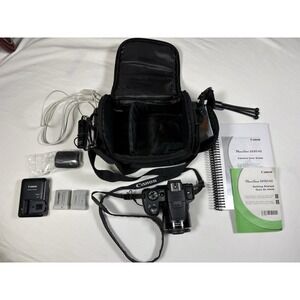 Canon PowerShot SX50 HS 12.1MP Digital Camera Bundle Bag 2-Batteries 32GB SD Kit